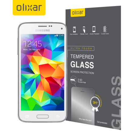 Giotto Dibondon absorptie regeling Olixar Samsung Galaxy S5 Mini Tempered Glass Screen Protector
