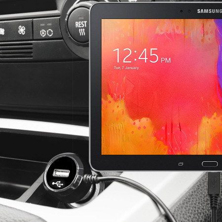 Olixar High Power Samsung Galaxy Tab 3 10.1 Auto Oplader
