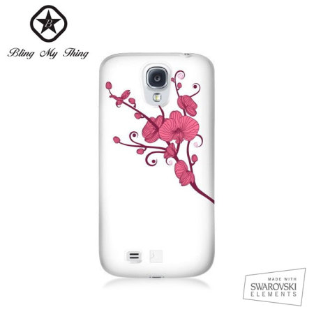 Bling My Thing Ayano Kimura Orchid Galaxy S4 Case - White