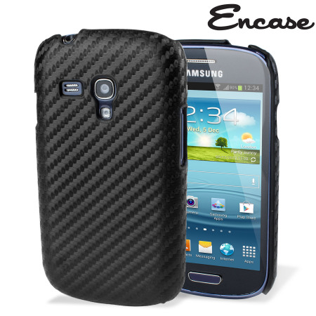 Coque Samsung Galaxy S3 Mini Style Fibre de carbone – Noire