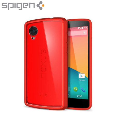 Funda Nexus 5 Spigen Ultra Hybrid - Roja