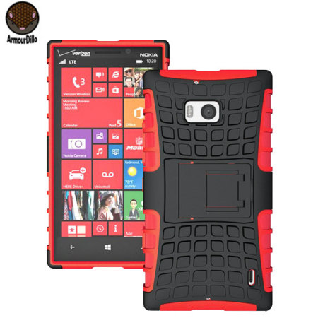 ArmourDillo Hybrid Nokia Lumia 930 Protective Deksel - Rød