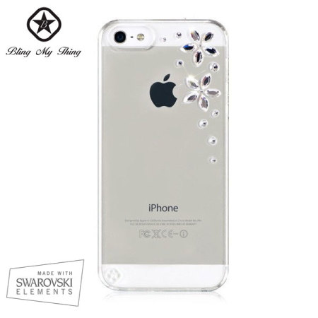 Bling My Thing Flowers iPhone 5S / 5 Case - Crystal