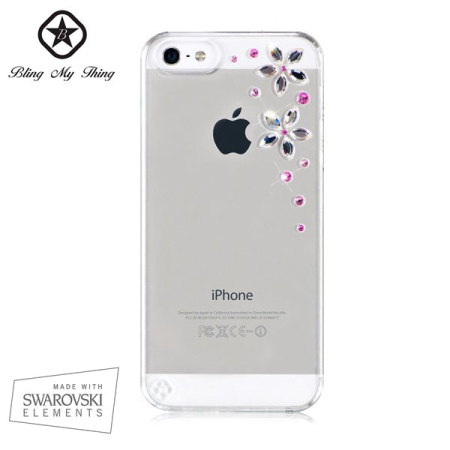 Bling My Thing Flowers iPhone 5S / 5 Case - Pink Mix