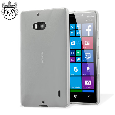 Labor Portrayal Pretty FlexiShield Nokia Lumia 930 geelikotelo - Huurteisen valkoinen
