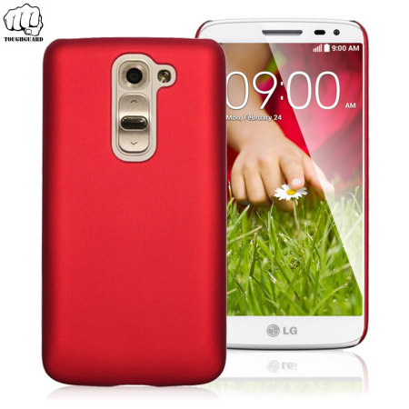 ToughGuard LG G2 Mini Rubberised Case - Red