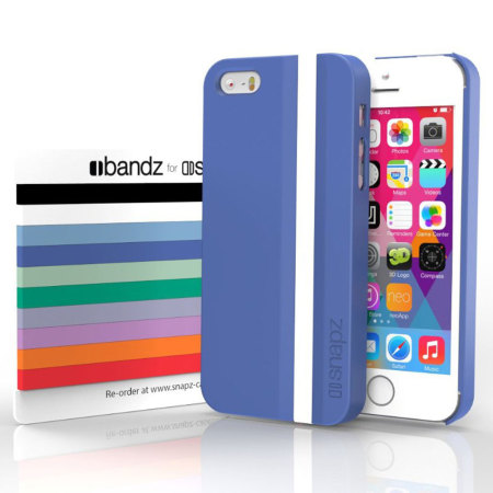 Coque iPhone 5S / 5 Snapz bandes interchangeables - Bleue Monaco