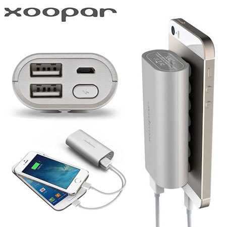Daarbij Treinstation toonhoogte Xoopar Squid Mini 5200mAh Dual USB Power Bank - Silver