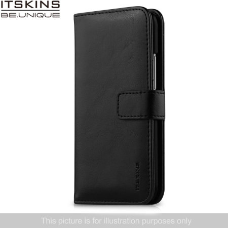 ITSKINS Wallet Book Leather-Style Wiko Bloom Case - Black
