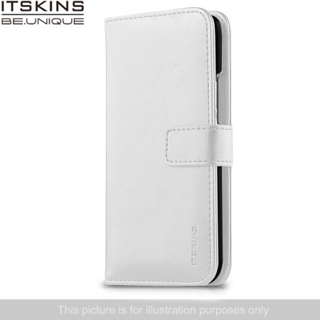 ITSKINS Wallet Book Wiko Bloom Tasche in Weiß