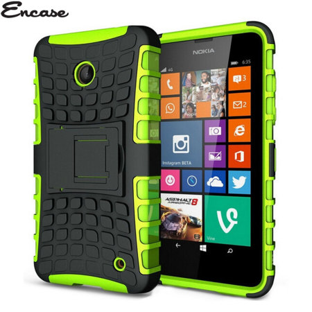 Encase ArmourDillo Nokia Lumia 630 Protective suojakotelo - Vihreä
