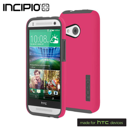 Incipio DualPro HTC One Mini 2 Hard Shell Case - Pink / Grey