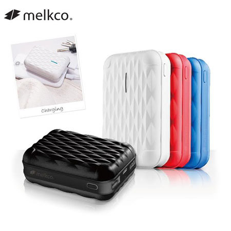 Melkco Round-Trip Dual USB Power Bank 10,000mAh - Black