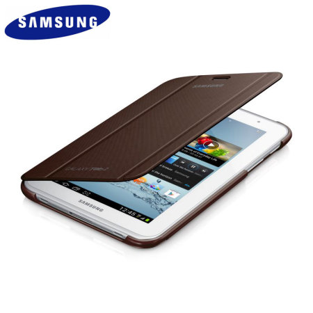 Official Samsung Galaxy Tab 2 7.0 Book Cover - Amber Brown