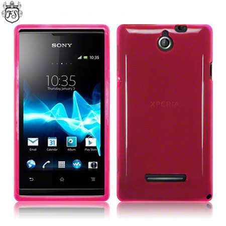 Flexishield Sony Xperia E Case - Translucent Pink