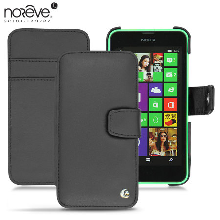 Noreve Tradition B Nokia Lumia 630 / 635 Genuine Leather Case - Black