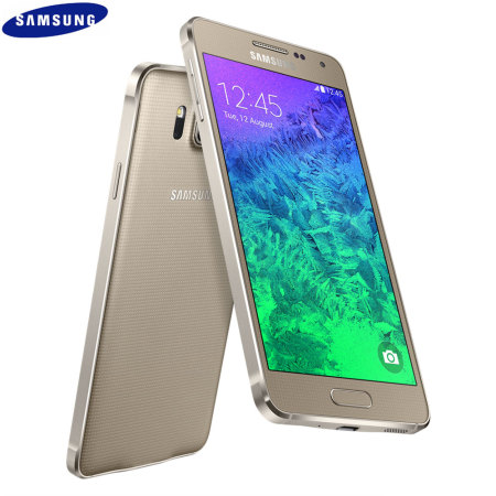 SIM Free Samsung Galaxy Alpha 32GB - Frosted Gold