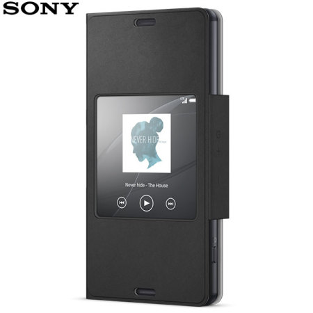 Sony SCR26 Xperia Z3 Compact Style-Up Smart Window Cover - Black