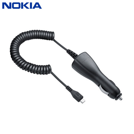 Cargador de coche Micro USB Nokia DC-15 Universal  - Negro