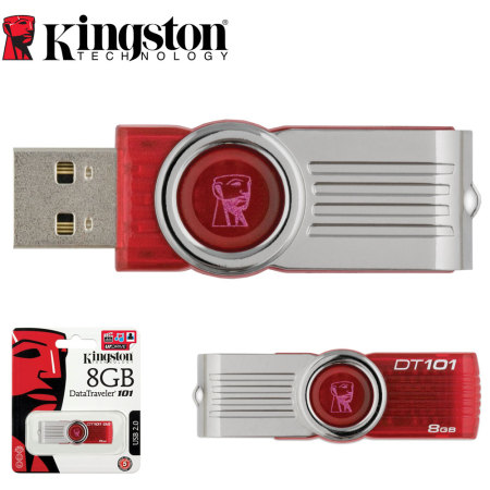 Kingston DataTraveler 101 8GB USB 2.0 Memory Stick