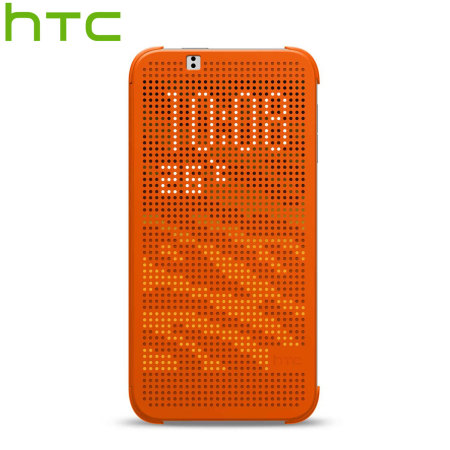 Arctic salto Obsessie Official HTC Desire 510 Dot View Case - Orange Popsicle