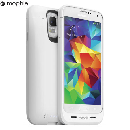 Mophie Juice Pack Galaxy S5 Akku Hülle in Weiß