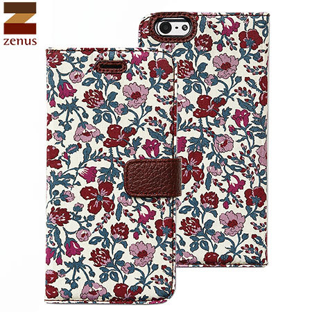 Zenus Liberty Diary iPhone 6S / 6 Case - Meadow Violet
