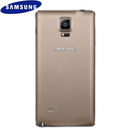 Officiële Samsung Galaxy Note 4 Back Cover - Brons Goud