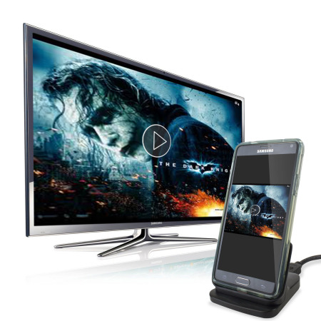 Samsung Galaxy Note 4 Case Compatible HDMI Charging Dock