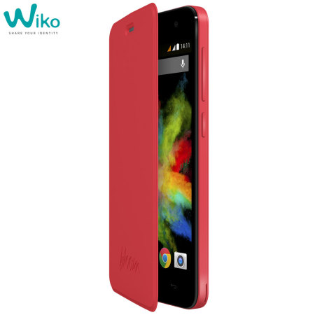 Official Wiko Bloom Folio Case - Coral