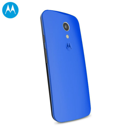 Official Motorola Moto G 2nd Gen Shell Replacement Back Cover - Blue
