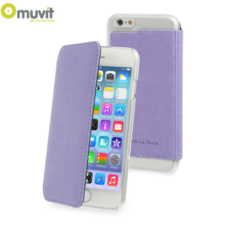 Muvit Made in Paris iPhone 6 Crystal Folio Case - Purple