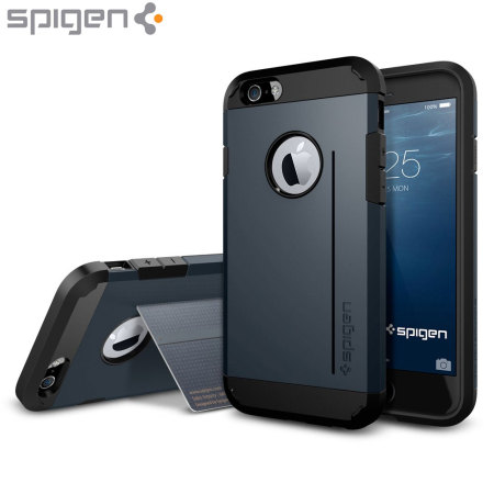 Coque iPhone 6S / 6 Spigen Tough Armor S - Ardoise Metallique