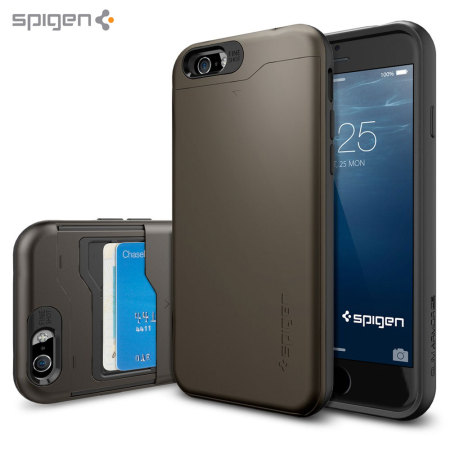 Spigen Slim Armor CS iPhone 6S / 6 Hülle - Gunmetal