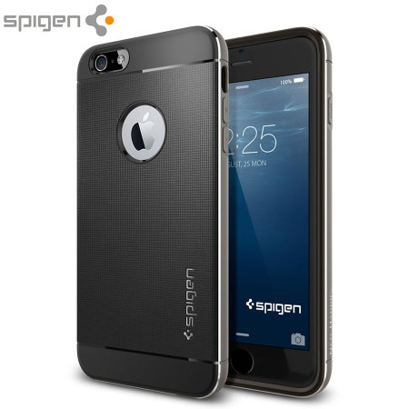 Spigen Neo Hybrid Metal iPhone 6S Plus / 6 Plus Case - Satin Silver