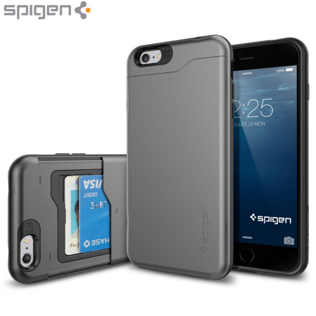 cafetaria ontwikkelen lus Spigen Slim Armor CS iPhone 6S Plus / 6 Plus Case - Gunmetal