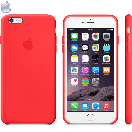 gødning opnåelige Drama Official Apple iPhone 6 Plus Silicone Case - Red