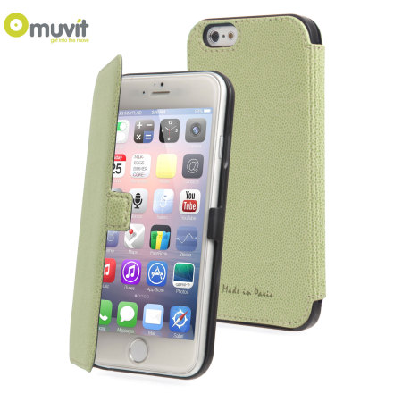 Muvit Made in Paris iPhone 6S / 6 Slim Folio Case - Lime