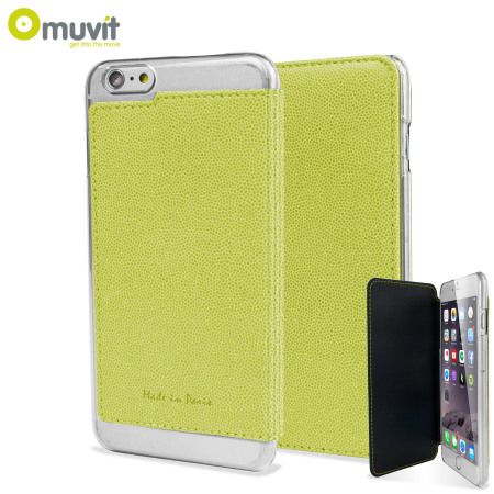 Muvit Made in Paris iPhone 6 Plus Crystal Folio Case - Lime