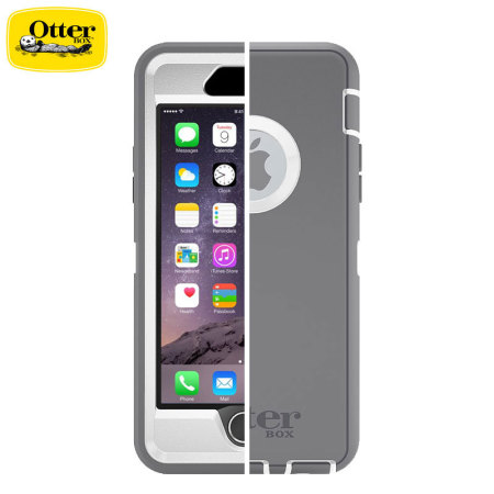 Funda iPhone 6 Plus Otterbox Defender Series - Blanca / Gris