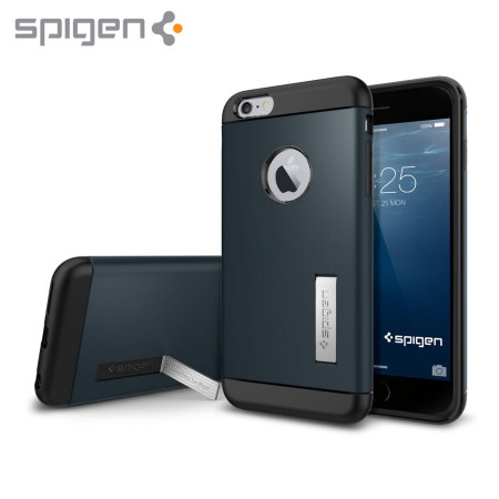 Spigen Slim Armor Case iPhone 6S Plus / 6 Plus Hülle in Metal Slate