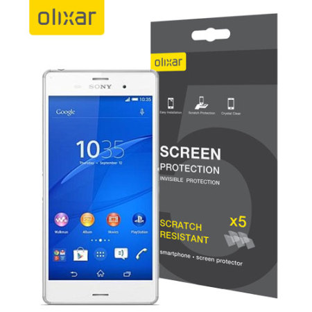 Olixar 5 in 1 Display Schutzfolie für Sony Xperia Z3 Compact 