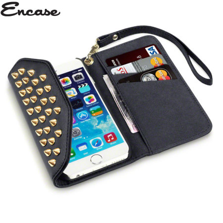 Encase Rock Chic Studded Leather-Style iPhone 6S / 6 Wallet Case