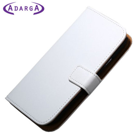 Adarga Stand and Type Samsung Galaxy Avant Wallet Case - White
