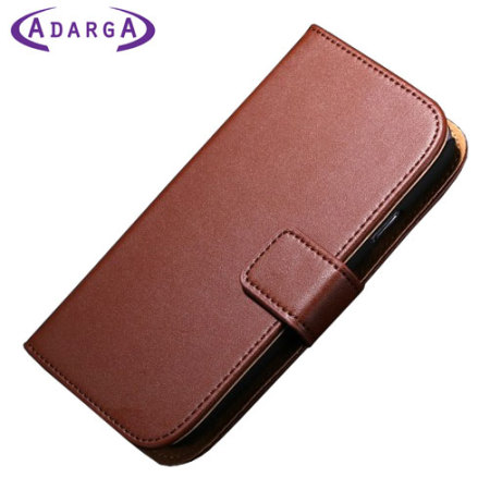 Adarga Stand and Type Samsung Galaxy Avant Wallet Case - Brown