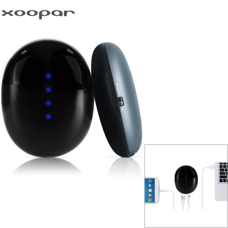 Xoopar BEAM 2S 2500mAh External Power Bank & Hand Warmer - Black