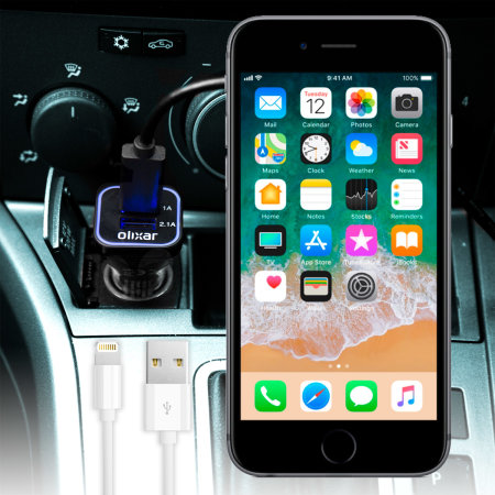 Heb geleerd generatie paneel Olixar High Power iPhone 6 Auto Oplader