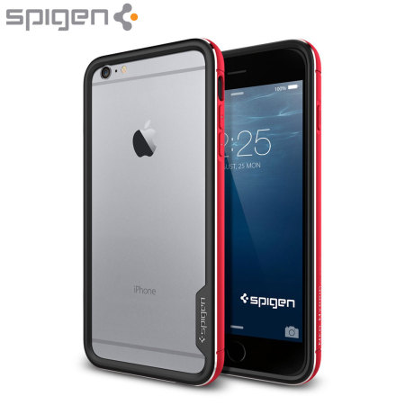 Spigen Neo Hybrid Ex Metal iPhone 6S Plus /6 Plus Case - Metaal Rood