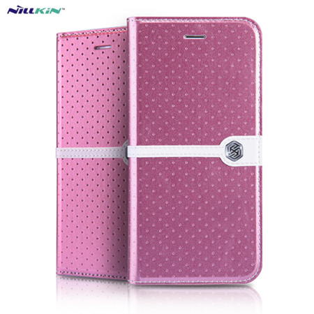 Nillkin Ice iPhone 6 Leather-Style Stand Case - Rose Pink