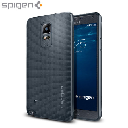 Spigen Ultra Fit Capsule Case voor Samsung Galaxy Note 4 - Metal Slate